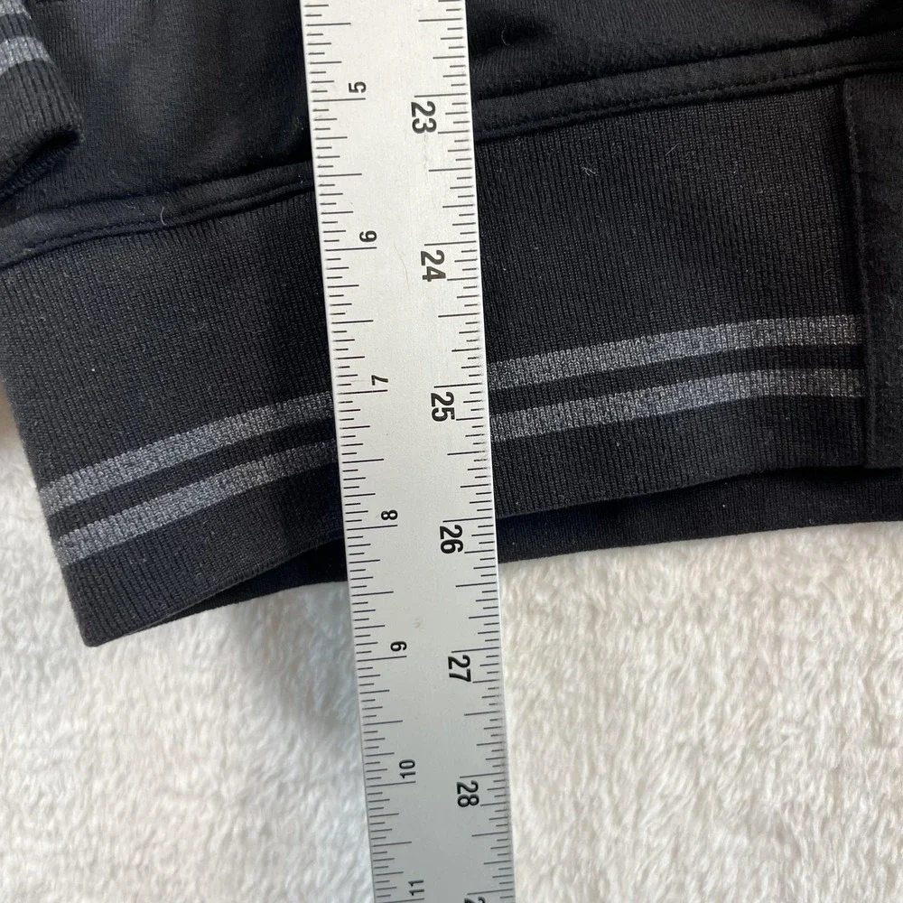 Lululemon Kung Fu Track Jacket Mens‎ Large Black Gray Full Zip Athletic
